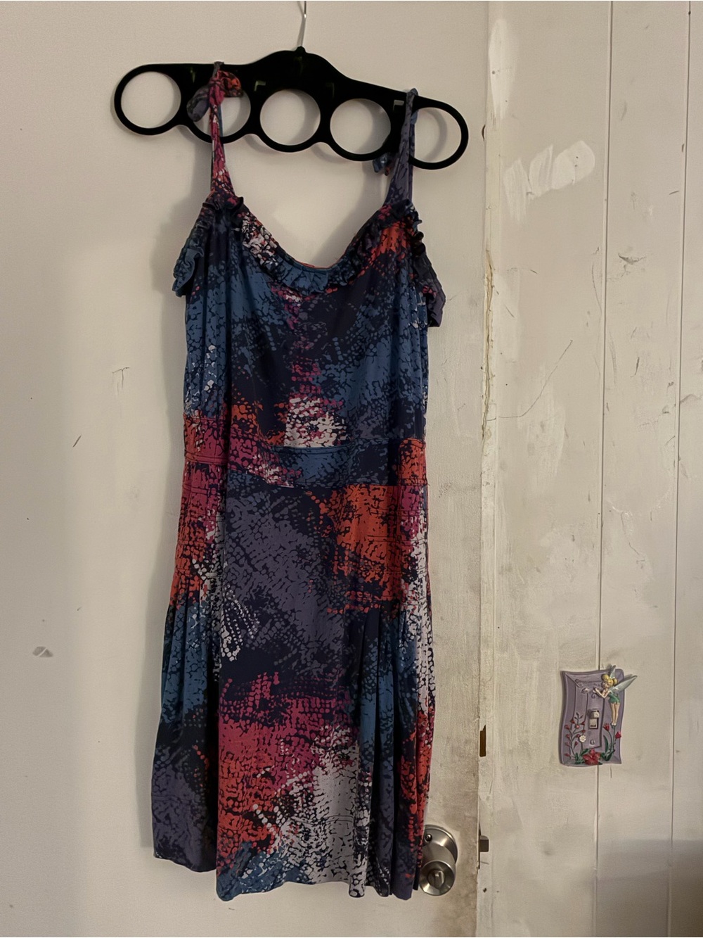 Marc By Marc Jacobs Blue and Red Printed Slip Dress